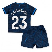 Camisa de Futebol Chelsea Conor Gallagher #23 Equipamento Secundário Infantil 2023-24 Manga Curta (+ Calças curtas)